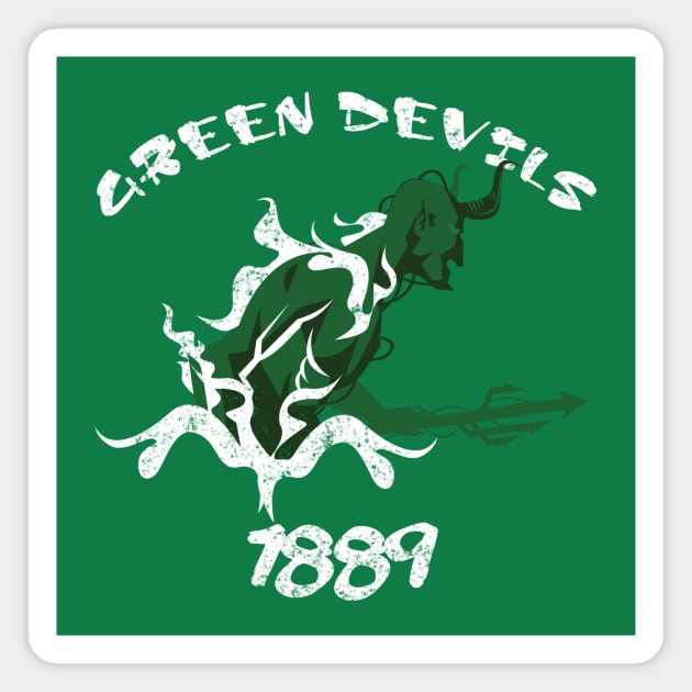 Green Devils of Forest Green Magnet by TerraceTees